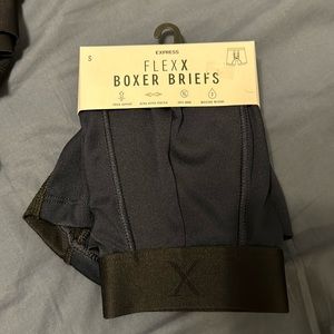 EXPRESS MENS FLEX BOXER BRIEF SMALL NWT NAVY